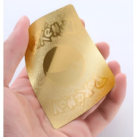 Set 55 cartonase aurii de colectie Pokemon Gold [5]