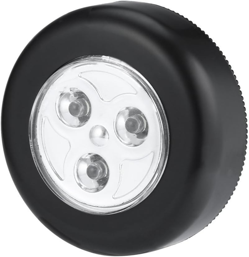 Set 5x Lampa universala autoadeziva cu 3 LED-uri, utilizare baterii de tip AAA - Negru [2]