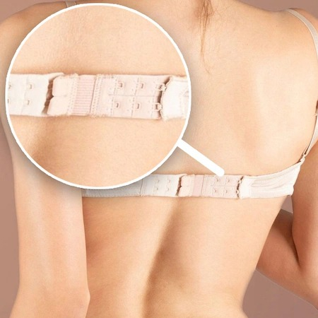 Set prelungire sutien, extensii pentru sutien cu 2 pozitii de prindere, 6 bucati, latime 3.8 cm, negru, crem, alb [4]