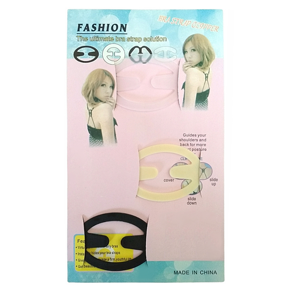 Set 6 clipsuri pentru bretele sutien, fixare anti-alunecare, efect push up, 2 modele, ajustare discreta, reutilizabile [3]
