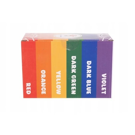 Set 6 pachete de pudra colorata,100 gr,pentru copii,non toxica,cantitate pachet 600 gr - Multicolor [2]