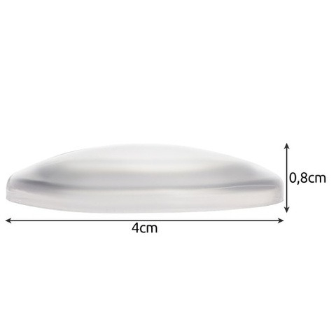 Set 6 opritoare pentru usa, mobila, diametru 4 cm, transparente, reutilizabile [10]