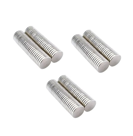 Set 60 magneti Neodim universali, diverse activitati, 10x2 mm - Rotund