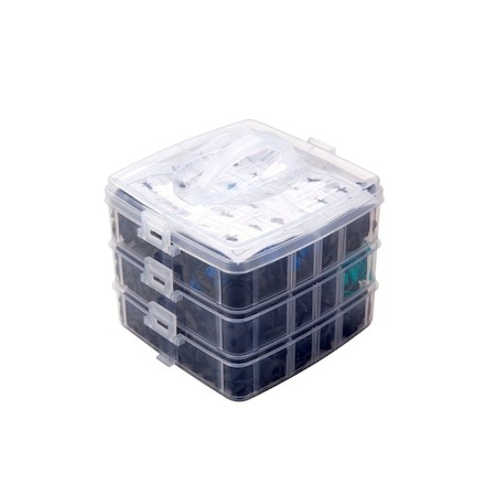 Set 635 clipsuri/cleme auto, Universale, 4 instrumente demontare, extractor metalic si soricei [2]