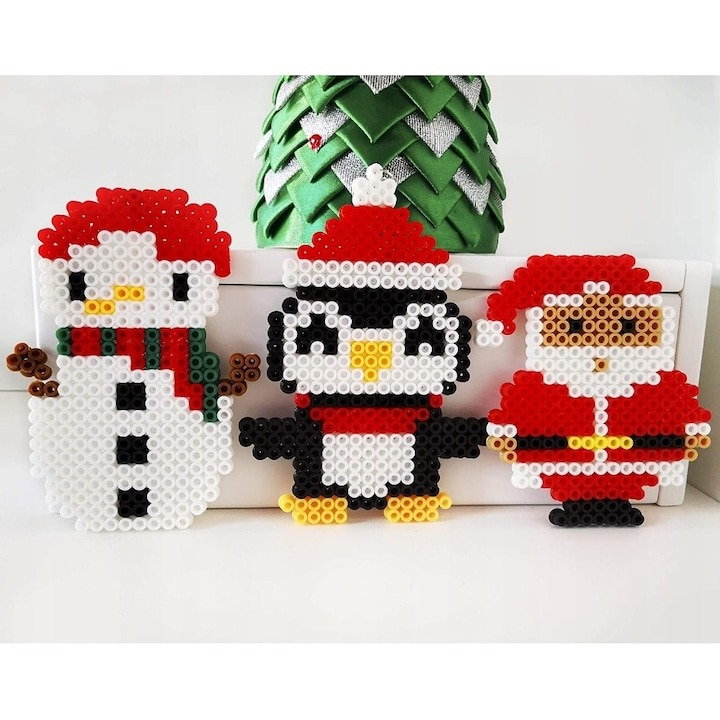 Set 6800 margele de calcat, sabloane, accesorii incluse, multicolor [10]