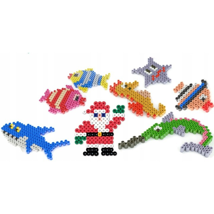 Set 6800 margele de calcat, sabloane, accesorii incluse, multicolor [3]