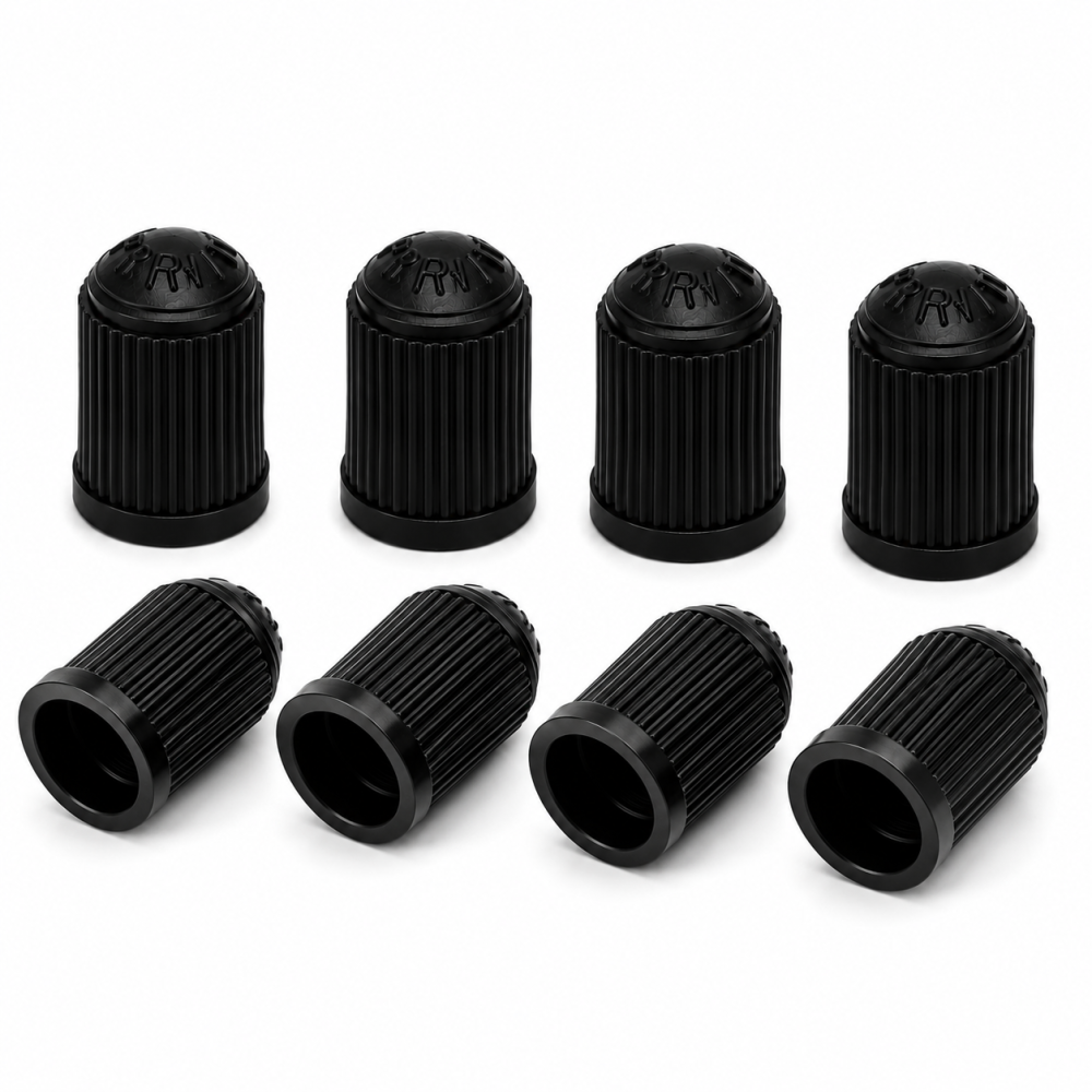 Set 8 capace negre pentru valve Schrader [2]
