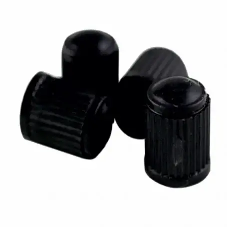 Set 8 piese pentru valve Schrader, 4 capace negre de protectie si 4 nuclee ventil [2]