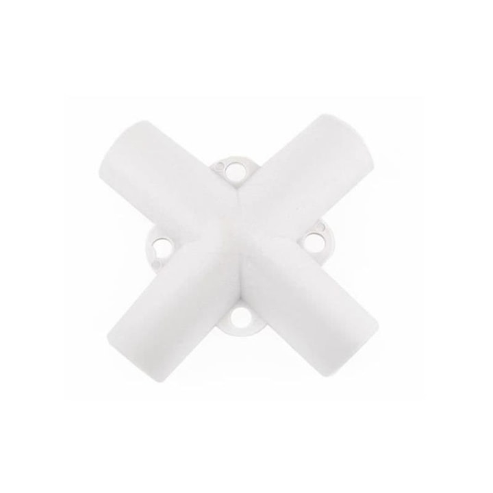 Set 9 conectori pentru montare pavilion de gradina 3x3 m, ABS, alb [3]