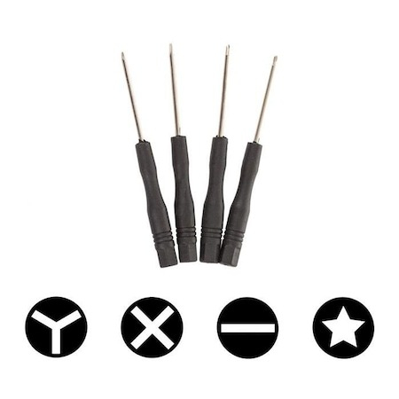 Set 9 instrumente pentru reparatii telefoane cu 4 surubelnite - Negru/Albastru [3]