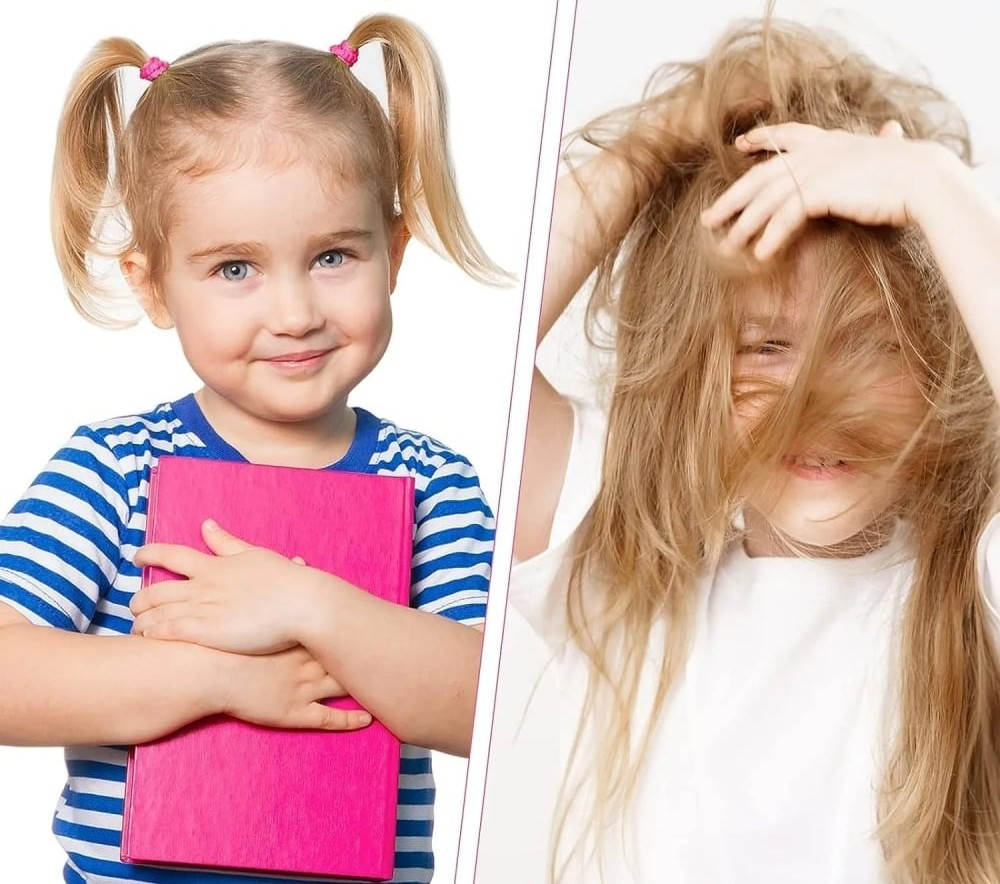 Set accesorii par copii cu cutie organizator, 26 elastice textile 2 cm, 80 elastice cauciuc multicolore si 5 cleme fluturasi 0.8 cm [9]