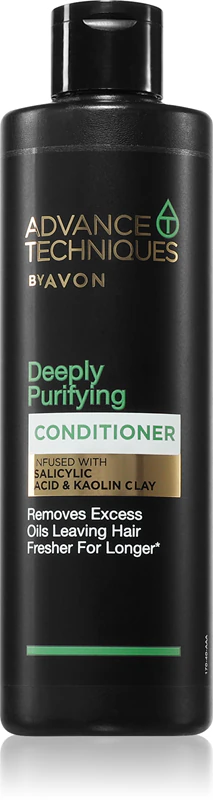 Set Advance Techniques Deeply Purifying, Sampon 400 ml + Balsam 250 ml, Acid Salicilic si Argila Kaolin, Avon [3]