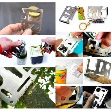 Set apa de parfum Incandessence 50 ml si card multifunctional Dactylion, de supravietuire, otel inoxidabil [9]
