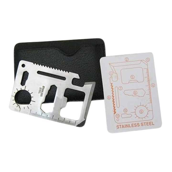Set apa de toaleta Passion Dance 50 ml si card multifunctional Dactylion, de supravietuire, otel inoxidabil [13]