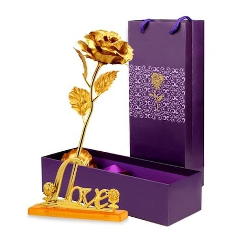 Set apa de toaleta Passion Dance Dark 50 ml, apa de parfum Rare Pearls 50 ml, card multifunctional, de supravietuire si trandafir auriu cu suport si cutie incluse [10]