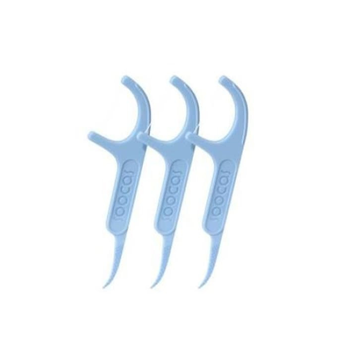 Set ata dentara tip scobitoare, 50 bucati - Albastru [2]