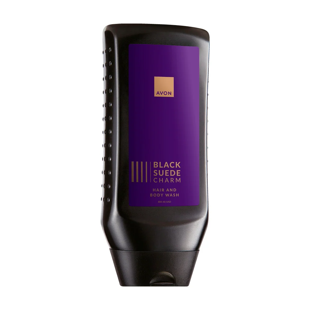 Set Black Suede Charm pentru Barbati, Apa de Toaleta 100 ml + Gel de Dus pentru Corp si Par 250 ml, Avon [3]