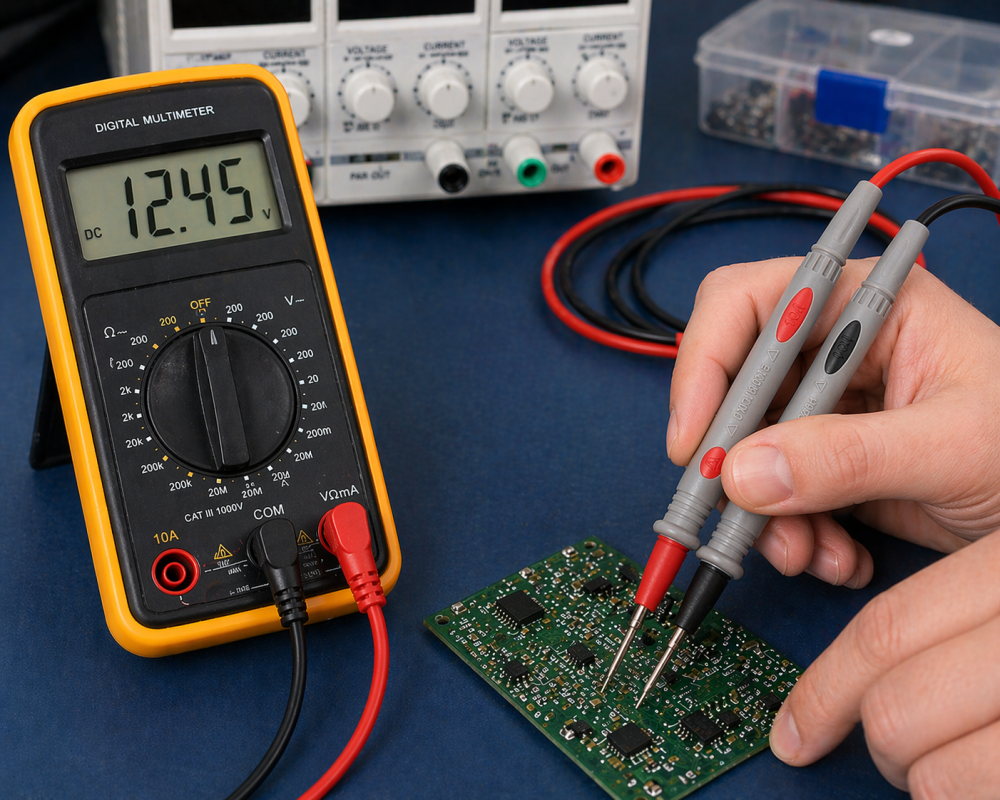 Set cabluri masurare multimetru, sonde test flexibile izolate, 80 cm, 1000V 10A AC/DC, compatibile multimetru si clampmetru [3]