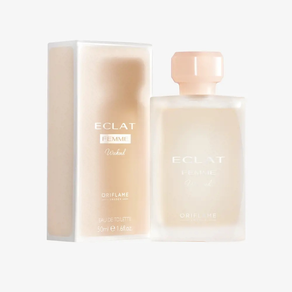 Set cadou Eclat Femme Weekend pentru femei, apa de toaleta si crema de corp parfumata, aroma floral-fructata verde, proaspata si eleganta [6]