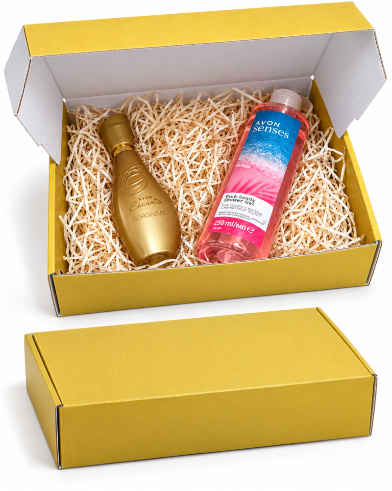 Set Cadou Femei AVON Encanto Gorgeous, Parfum 50 ml, Gel de Dus Senses Pink Sands 250 ml [3]