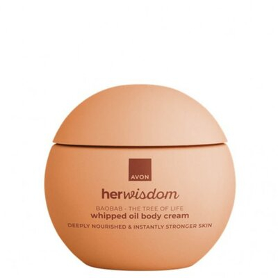 Set cadou portocaliu Avon HerWisdom Baobab pentru corp si par, crema aerata 180 ml, balsam reparator Wonderbalm 50 ml, spray parfumat, cuier autoadeziv transparent [11]