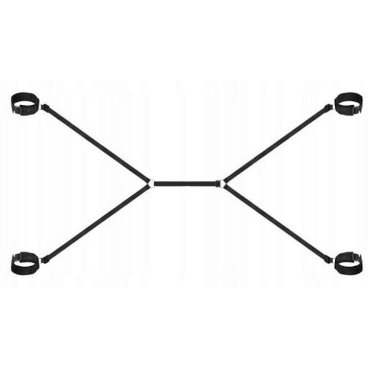 Set catuse accesorii erotice pentru maini si picioare, ajustabile - Negru [3]