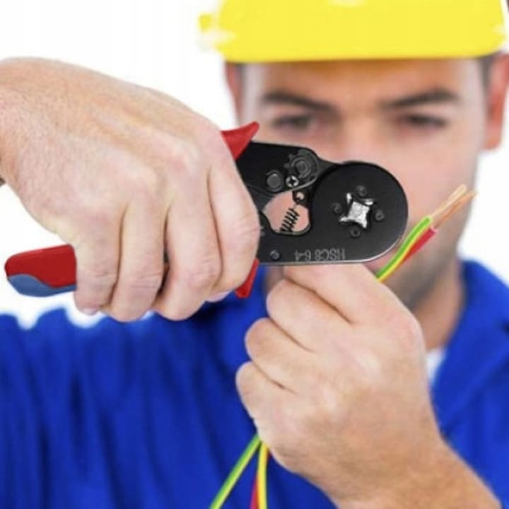 Set cleste de sertizare hexagonala cu 500 terminale tubulare pentru conductori electrici, 0.14–10 mm², lungime 16 cm [4]