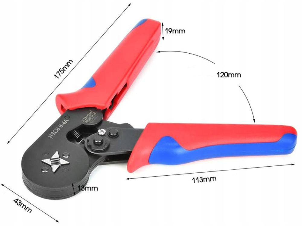 Set cleste profesional de sertizare si trusa 500 pini terminali electrici izolati, ferule multicolore pentru cabluri, cutie compartimentata [7]