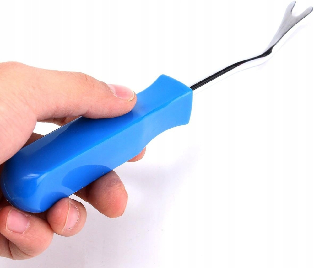 Set cleste profesional pentru demontare clipsuri auto si extractor, pentru tapiterie, ornamente si panouri, manere ergonomice, otel rezistent [9]