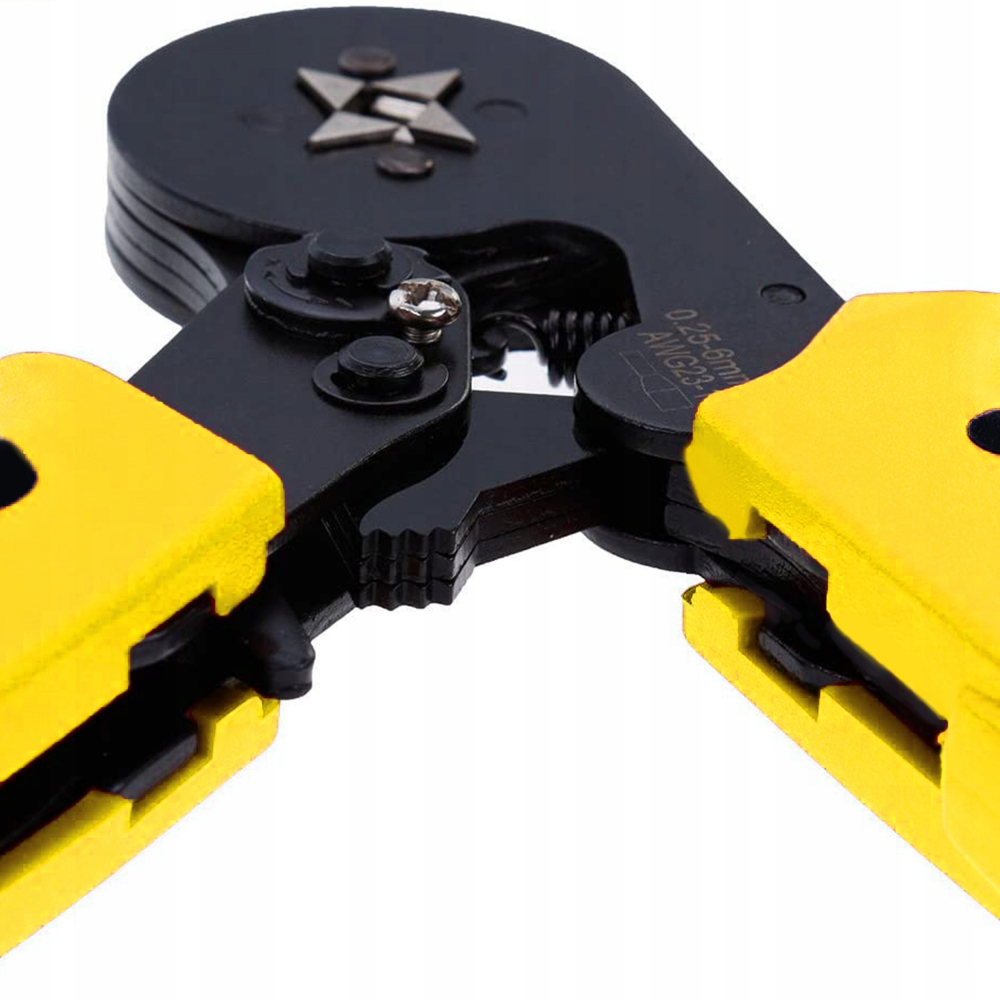 Set cleste sertizare si cutie cu 1800 conectori electrici tip tub capat izolati pentru cabluri multifilare AWG 0.5-10 mm² [7]