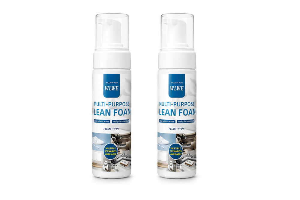 Set complet pentru curatare auto si casa, 2 spume active multisuprafete 200 ml si 2 lavete premium din microfibra 30 x 30 cm [4]