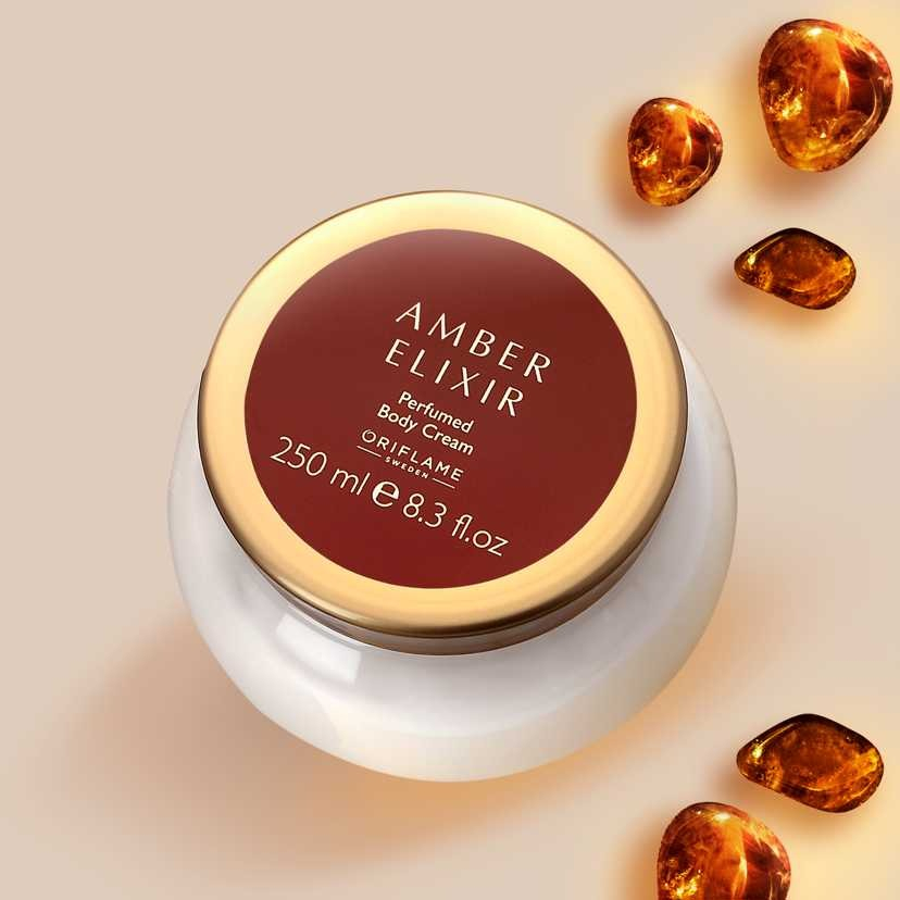 Set complet pentru Ea Amber Elixir (apa de parfum, crema de corp), insotit de insigna Dactylion cu mesaj motivational [2]