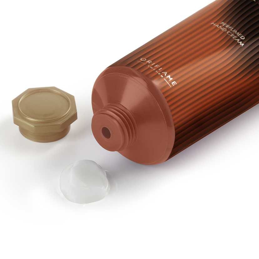 Set complet pentru Ea Amber Elixir (apa de parfum, crema de maini), insotit de insigna Dactylion cu mesaj motivational, cadou un trandafir rosu suflat la baza cu aur [2]