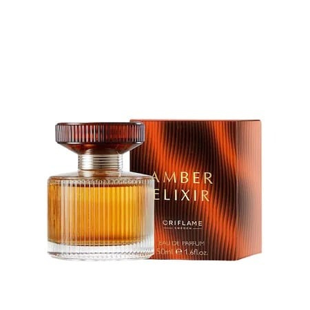 Set complet pentru Ea Amber Elixir (apa de parfum, crema de maini), insotit de insigna Dactylion cu mesaj motivational, cadou un trandafir rosu suflat la baza cu aur [6]