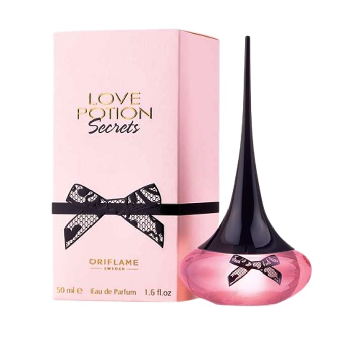 Set complet pentru Ea, Apa de parfum Love Potion Secrets, insotit de insigna Dactylion cu mesaj motivational, cadou un trandafir rosu suflat la baza cu aur [2]
