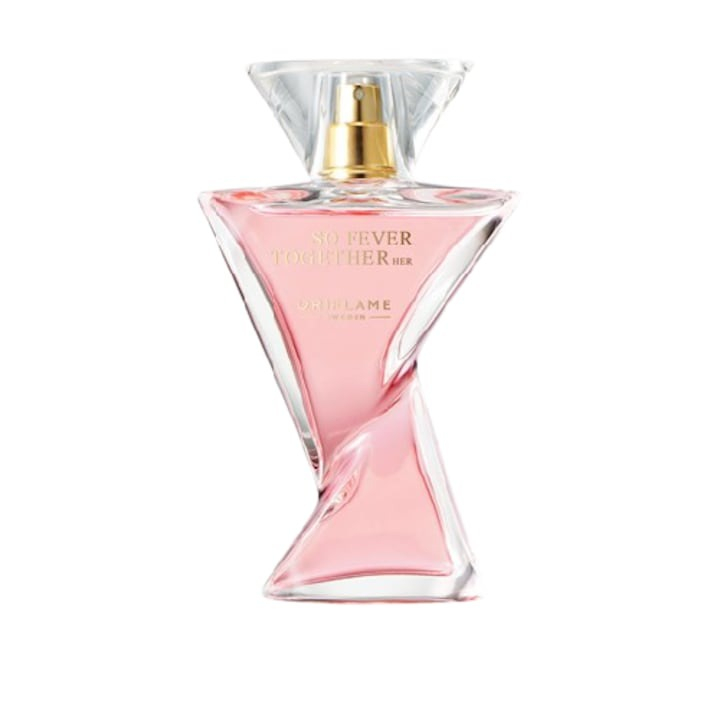 Set complet pentru Ea, Apa de parfum So Fever Together, insotit de insigna Dactylion cu mesaj motivational, cadou un trandafir rosu suflat la baza cu aur [4]