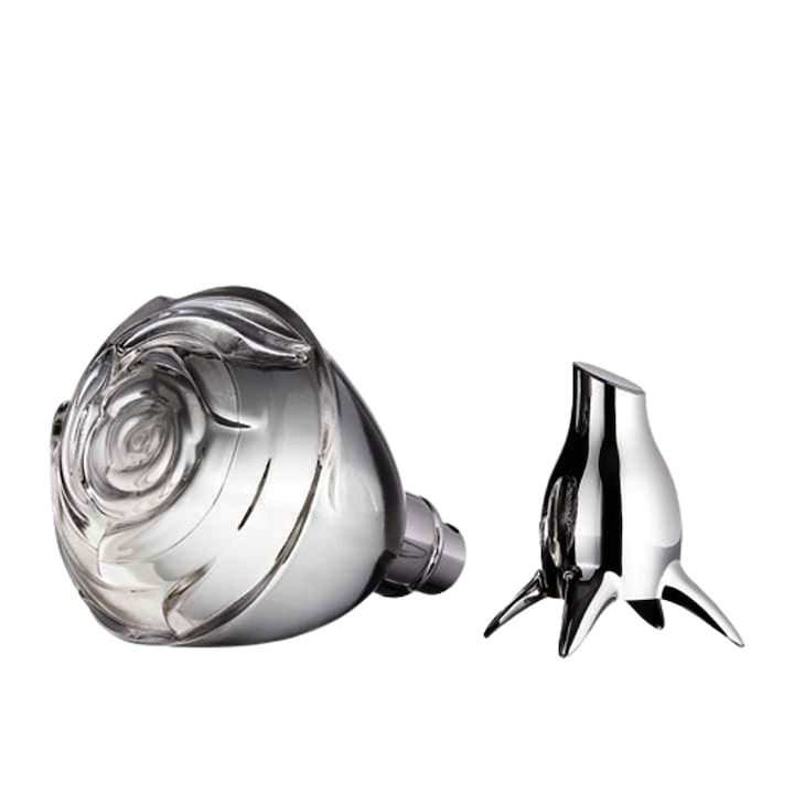 Set complet pentru Ea, Apa de parfum Volare Forever 50 ml, insotit de insigna Dactylion cu mesaj motivational, cadou un trandafir rosu suflat la baza cu aur [4]