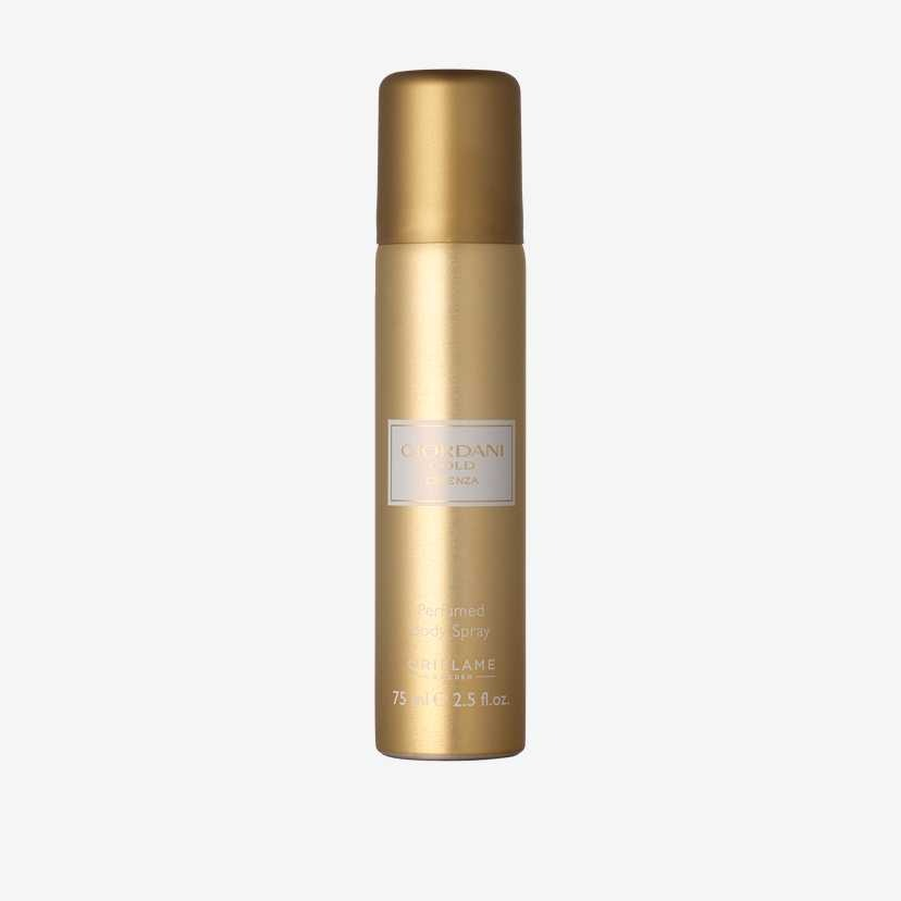 Set complet pentru Ea Giordani Gold Essenza (parfum, crema de corp, deodorant spray), insotit de insigna Dactylion cu mesaj motivational [5]