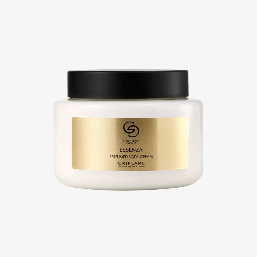 Set complet pentru Ea Giordani Gold Essenza (parfum, crema de corp, deodorant spray), insotit de insigna Dactylion cu mesaj motivational [3]