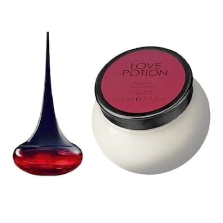 Set complet pentru Ea Love Potion (apa de parfum, crema de corp), insotit de insigna Dactylion cu mesaj motivational [7]