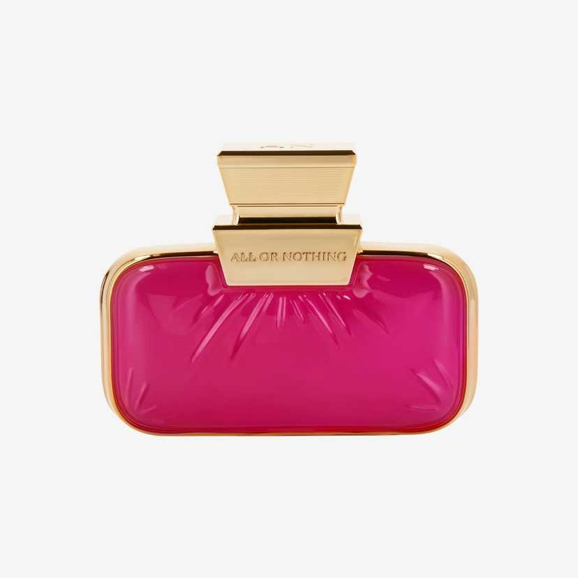 Set complet pentru Ea, parfum de femei All or Nothing Amplified, insotit de insigna Dactylion cu mesaj motivational, cadou un trandafir rosu suflat la baza cu aur [3]