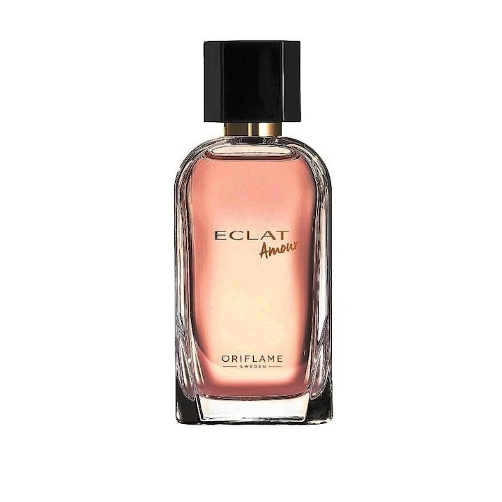 Set complet pentru Ea, parfum de femei Eclat Amour, insotit de insigna Dactylion cu mesaj motivational, cadou un trandafir rosu suflat la baza cu aur [3]