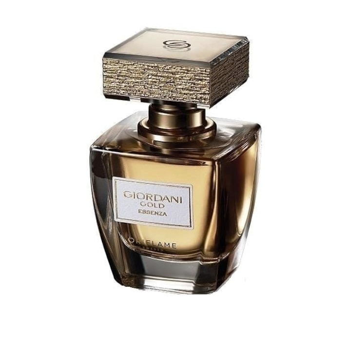 Set complet pentru Ea, parfum de femei Giordani Gold Essenza, insotit de insigna Dactylion cu mesaj motivational, cadou un trandafir rosu suflat la baza cu aur [5]