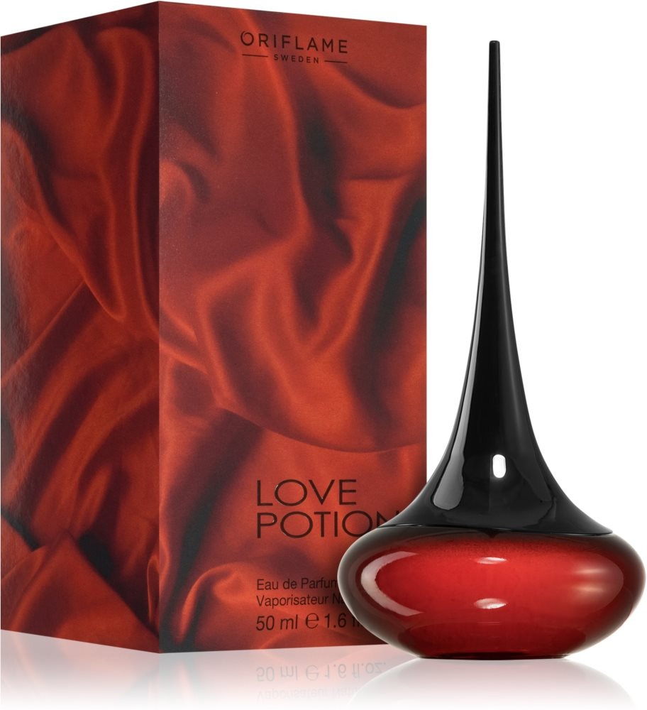 Set complet pentru Ea, parfum de femei Love Potion, insotit de insigna Dactylion cu mesaj motivational, cadou un trandafir rosu suflat la baza cu aur [3]