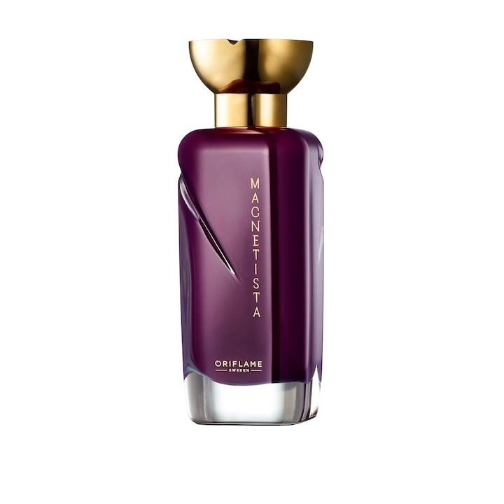 Set complet pentru Ea, parfum de femei Magnetista, insotit de insigna Dactylion cu mesaj motivational, cadou un trandafir rosu suflat la baza cu aur [5]