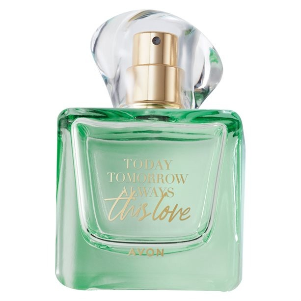 Set complet pentru Ea TTA This Love (apa de parfum, mini apa de parfum), insotit de insigna Dactylion cu mesaj motivational, cadou un trandafir rosu suflat la baza cu aur [5]