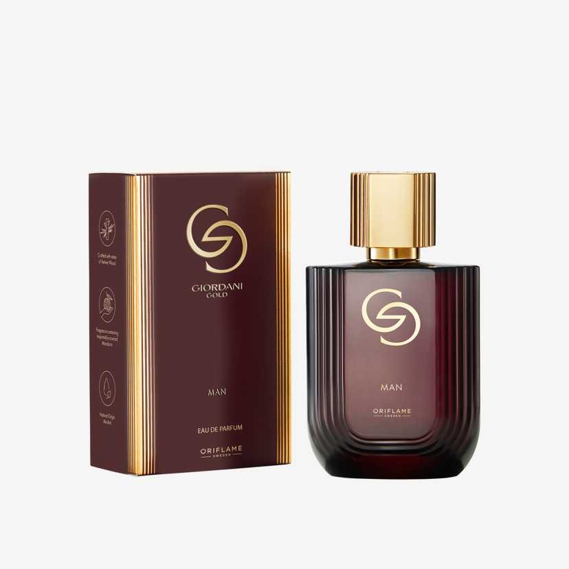 Set complet pentru El, Apa de parfum Giordani Gold Man, insotit de insigna Dactylion cu mesaj motivational [2]