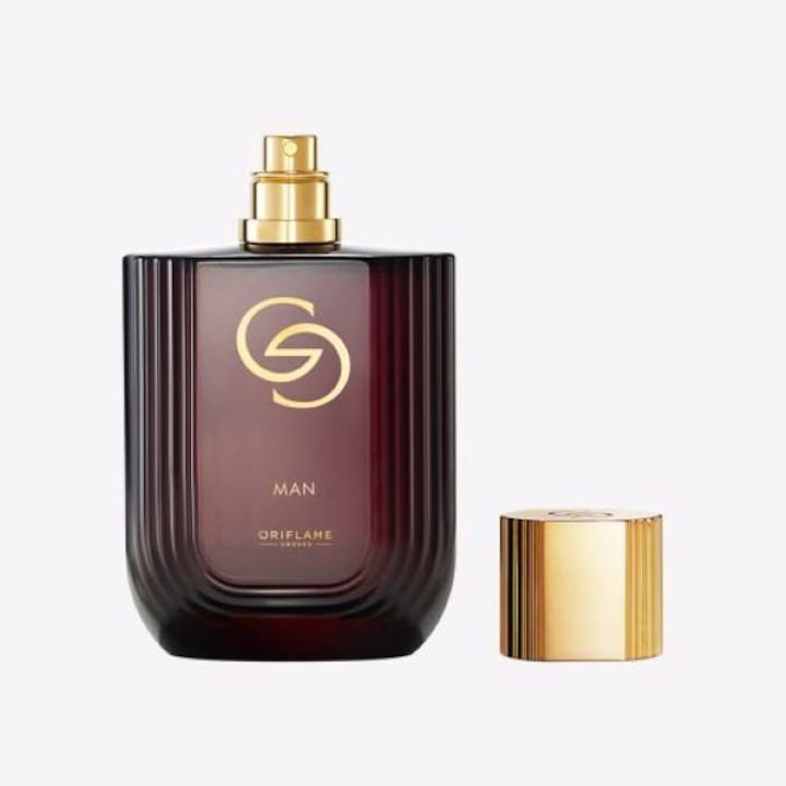 Set complet pentru El, Apa de parfum Giordani Gold Man, insotit de insigna Dactylion cu mesaj motivational [5]