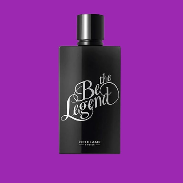 Set complet pentru El, Apa de toaleta pentru barbati Be the Legend 75 ml, insotit de insigna Dactylion cu mesaj motivational [3]