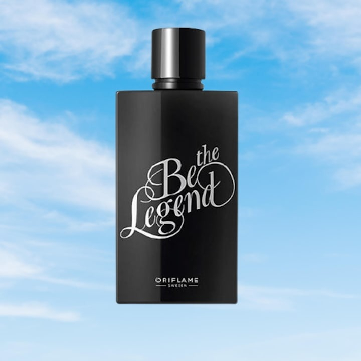 Set complet pentru El, Apa de toaleta pentru barbati Be the Legend 75 ml, insotit de insigna Dactylion cu mesaj motivational [2]